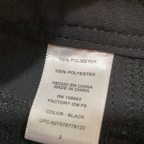 Derek Lam for design black polyester high-rise pants with pleats size 2 - Picture 5 of 9